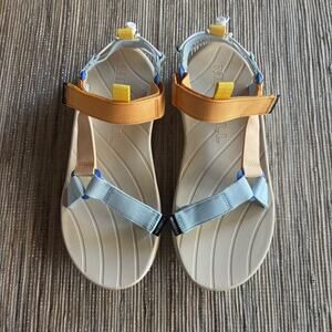 MERRELL | Women's Speed Fusion Sandals Tangelo Ice Blue Sz 9